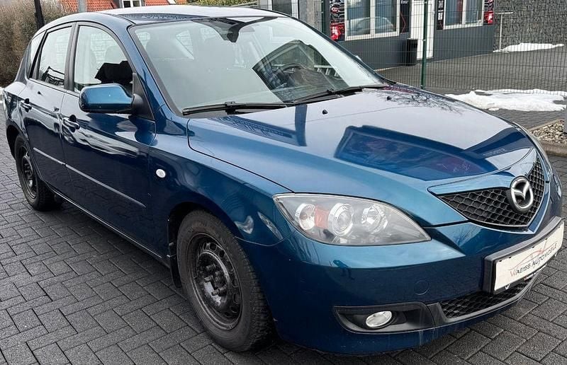 Blau Gebraucht 2008 Mazda 3 Active Limousine | 1.999 € (Guter Preis) - Bild 1/4