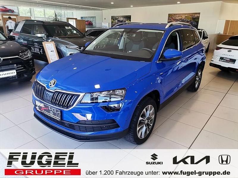 Energyblau Gebraucht 2021 Skoda Karoq Clever SUV | 18.469 € (Superpreis) - Bild 1/4