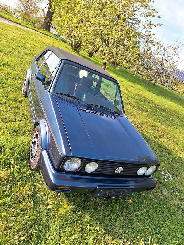 Blau Gebraucht 1991 VW Golf Cabriolet Cabrio | 6.888 € - Bild 1/4