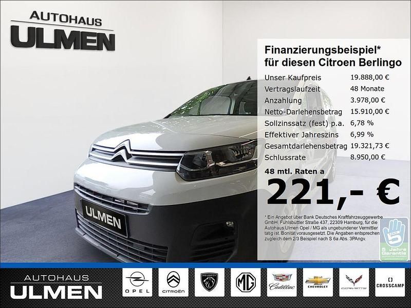Weiss Gebraucht 2023 Citroën e-Berlingo Live Van / Kleinbus | 19.888 € (Guter Preis) - Bild 1/4