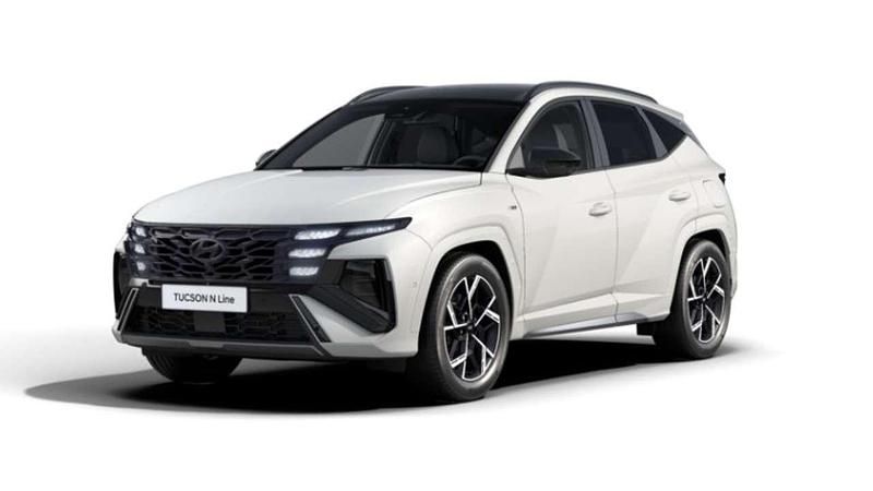 Weiß Neu 2025 Hyundai Tucson N Line SUV | 40.180 € (Etwas zu teuer) - Bild 1/4