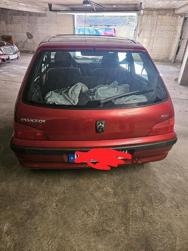 Gebraucht Peugeot 106 60 PS (44 kW) 2000 Rot Kleinwagen