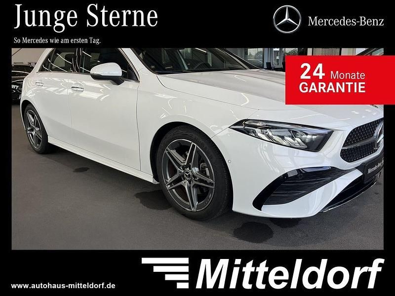 Unilack polarweiß Gebraucht 2024 Mercedes A200 Advanced Plus Limousine | 32.880 € (Etwas zu teuer) - Bild 1/4