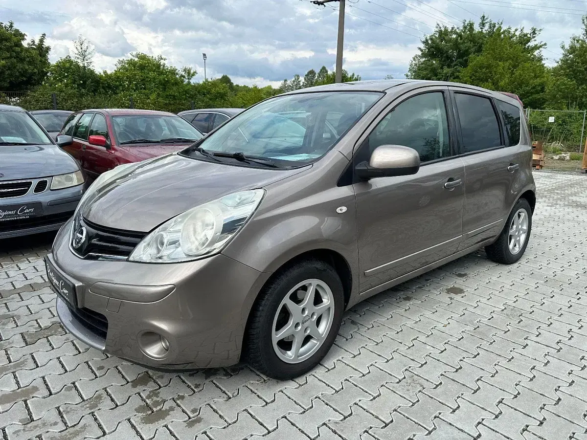 Gebraucht Nissan Note I-Way 86 PS (63 kW) 2010 Braun Kleinwagen