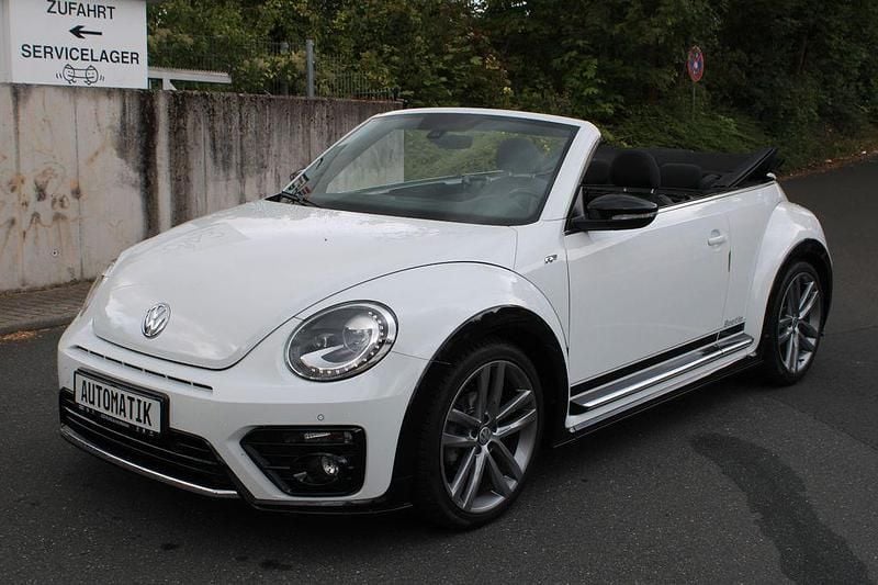 Weiß Gebraucht 2018 VW Beetle R-line Cabrio | 26.800 € (Teuer) - Bild 1/4