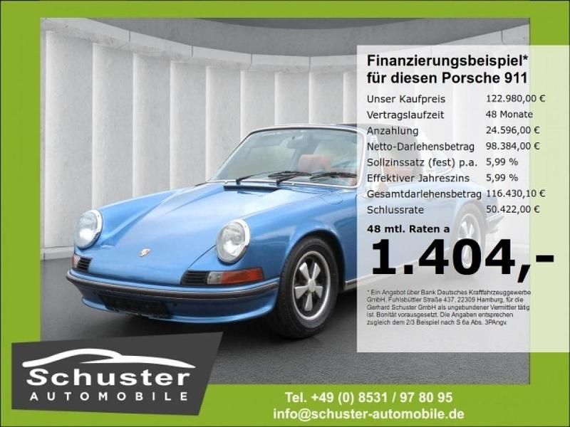 Gebraucht Porsche 911S 190 PS (139 kW) 1973 Blau Cabrio