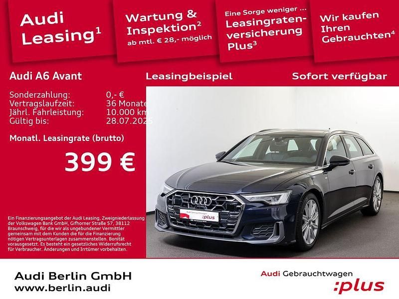 Gebraucht Audi A6 Design 204 PS (150 kW) 2024 Firmamentblau metallic Kombi