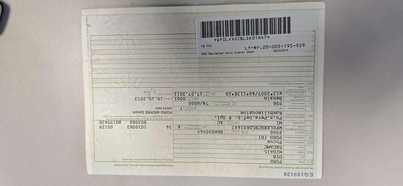 Second-hand Ford Focus SYNC Edition 101 CP (74 kW) 2013 Argintiu Break