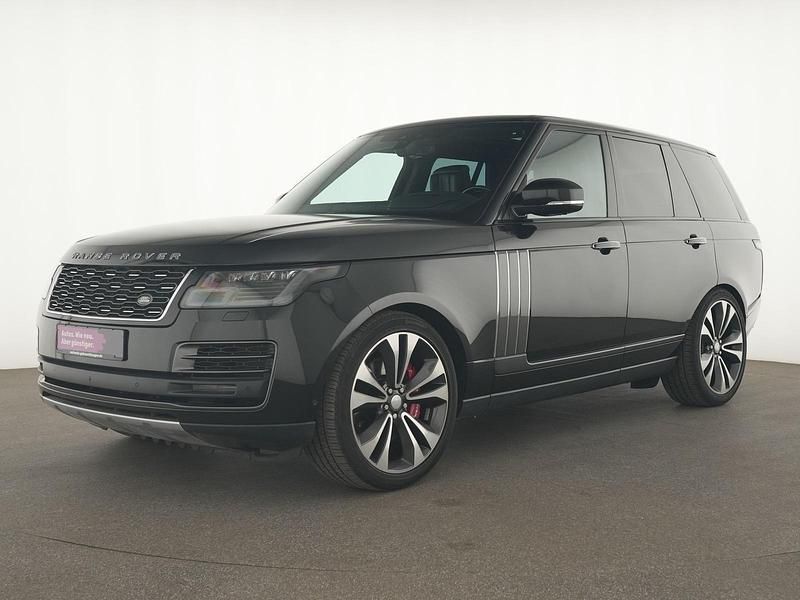 Santorini black Gebraucht 2021 Land Rover Range Rover SVAutobiography Dynamic Black SUV | 88.986 € (Teuer) - Bild 1/4