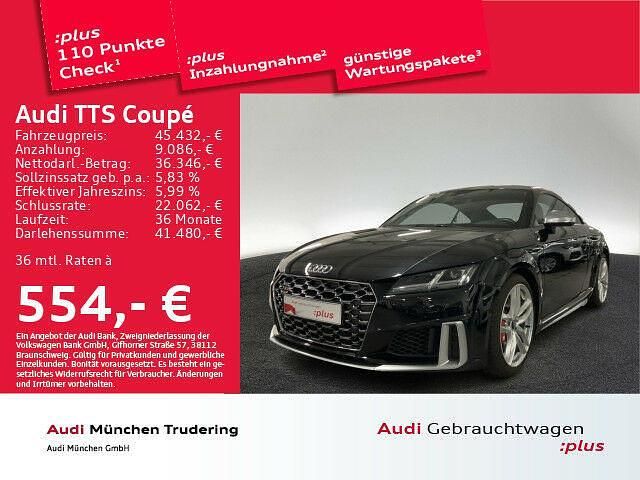 Gebraucht Audi TTS Advanced 320 PS (235 kW) 2021 Mythosschwarz metallic Coupé