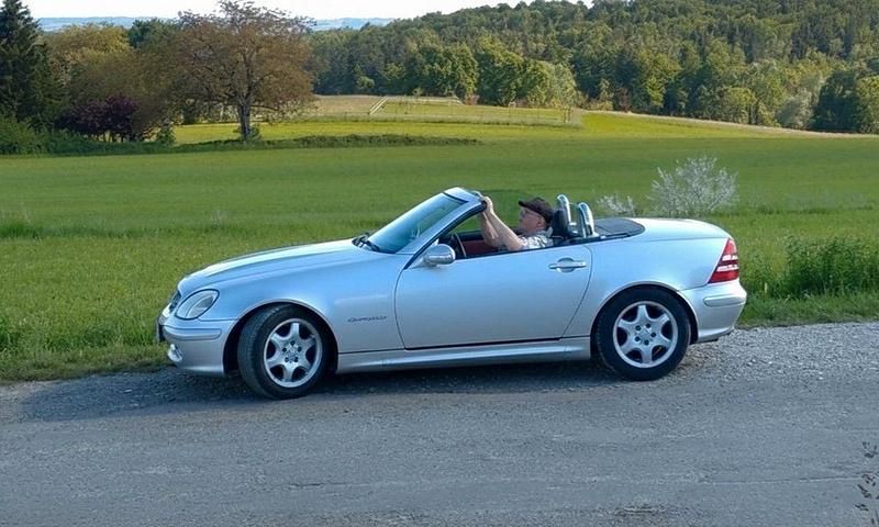 Silber Gebraucht 2002 Mercedes SLK200 Cabrio | 3.500 € (Guter Preis) - Bild 1/4
