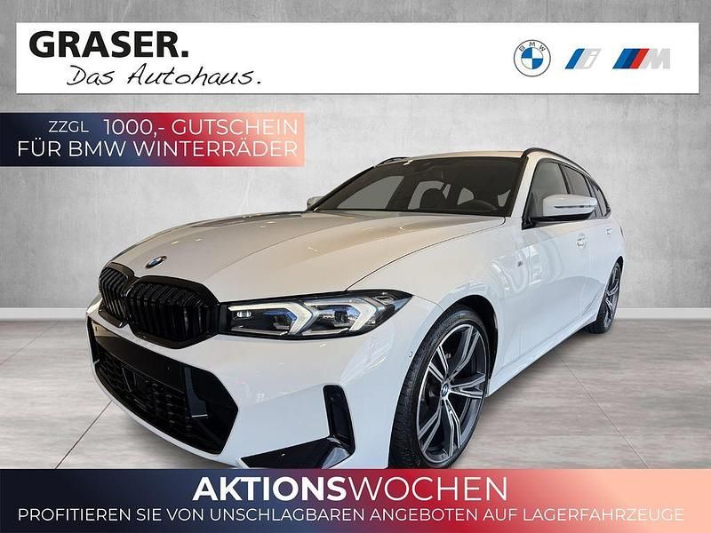 Weiß (alpinweiss 3) Gebraucht 2024 BMW 320 M Sport Kombi | 49.900 € - Bild 1/4