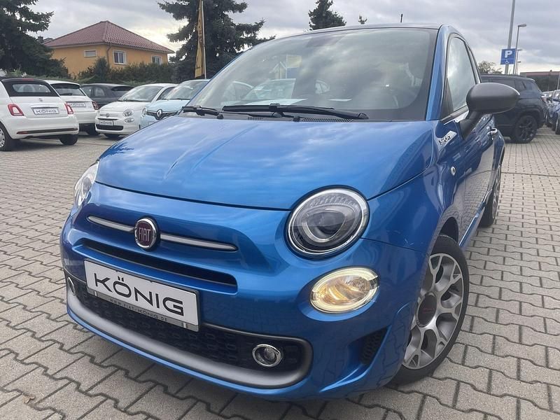 Blau Gebraucht 2021 Fiat 500 Sport Kleinwagen | 10.998 € (Guter Preis) - Bild 1/4
