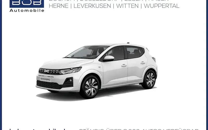 Nowe Dacia Sandero Expression 122 KM (89 kW) 2026 Biały Sedan/Limuzyna