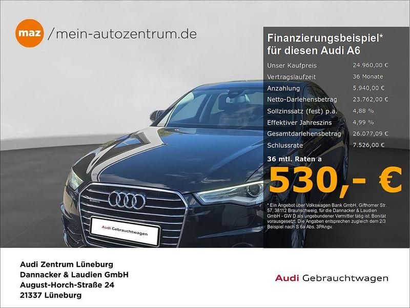 Schwarz Gebraucht 2018 Audi A6 Sport Limousine | 24.960 € (Fairer Preis) - Bild 1/4