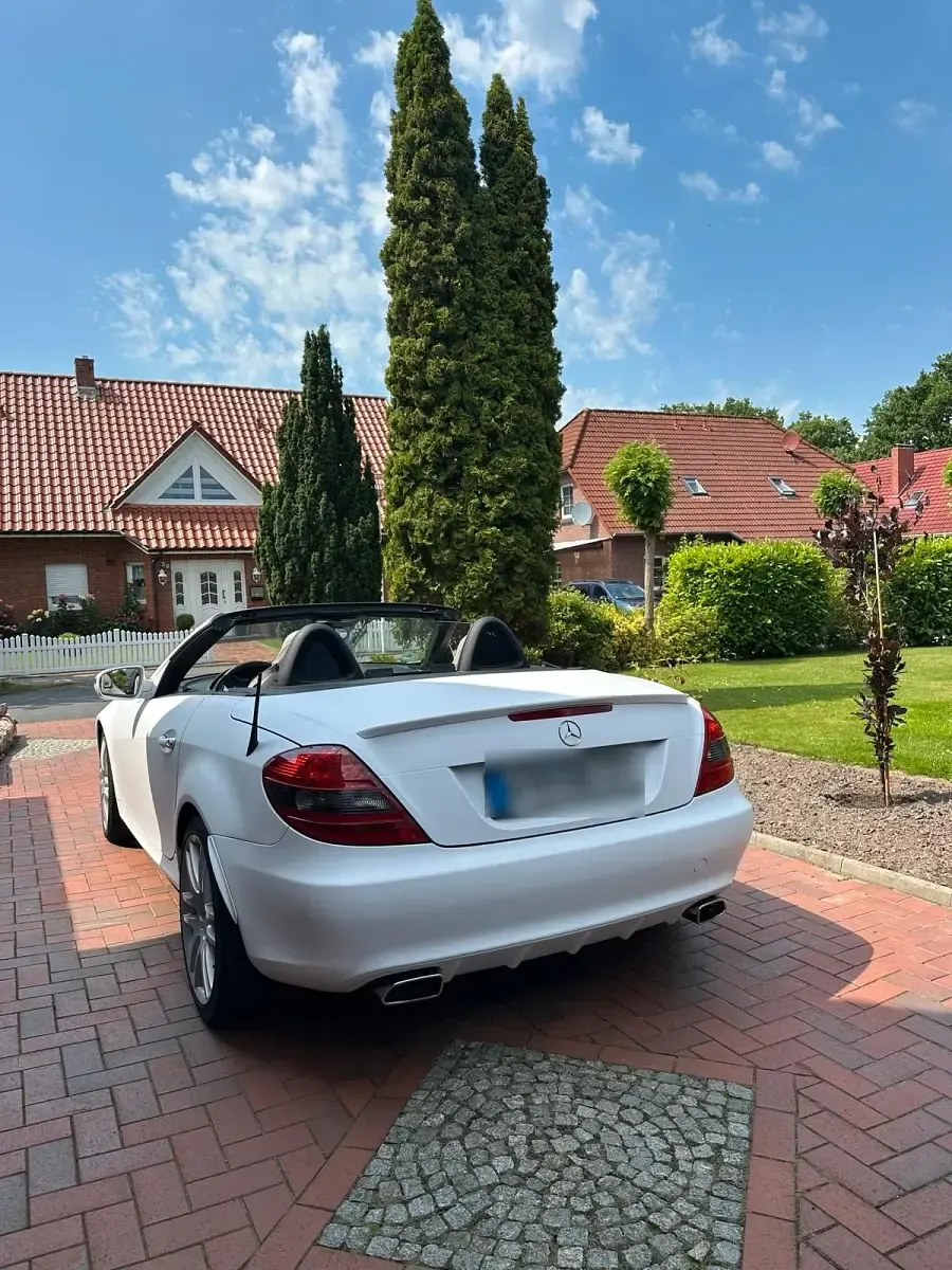 Gebraucht Mercedes SLK200 184 PS (135 kW) 2008 Weiß Cabrio