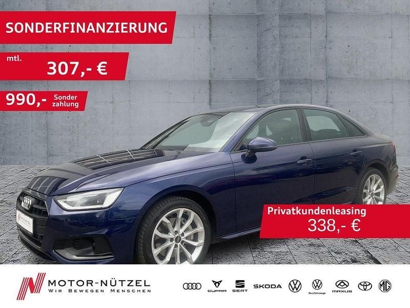 Second-hand Audi A4 Advanced 204 CP (150 kW) 2022 Albastru Berlinǎ