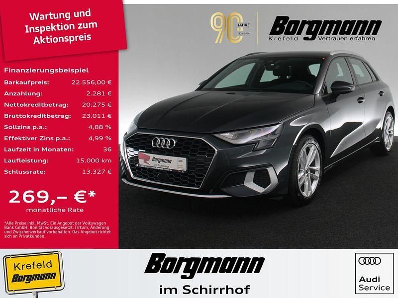 Gebraucht Audi A3 Advanced 110 PS (80 kW) 2022 Grau / manhattangrau Limousine