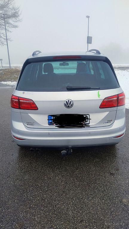 Gebraucht VW Golf Sportsvan LOUNGE 125 PS (91 kW) 2016 Silber Van / Kleinbus