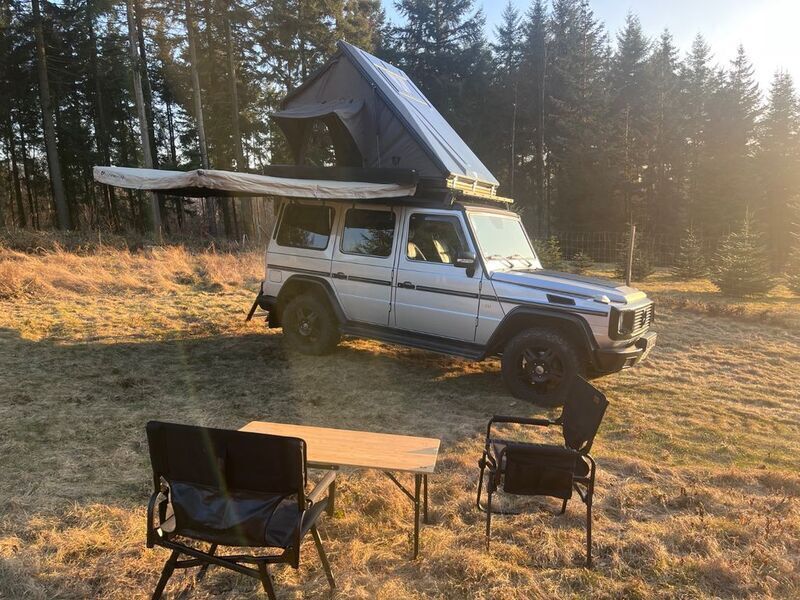 Silber Gebraucht 2003 Mercedes G500 SUV | 57.477 € (Fairer Preis) - Bild 1/4