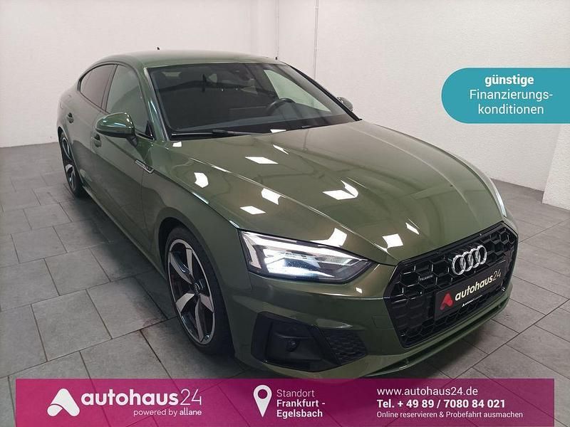 Grün Gebraucht 2021 Audi A5 Sportback S-Line Limousine | 34.470 € (Fairer Preis) - Bild 1/4