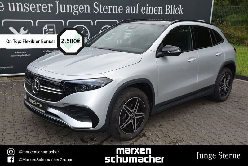 Iridiumsilber Gebraucht 2023 Mercedes EQA250 AMG line SUV | 39.740 € - Bild 1/4