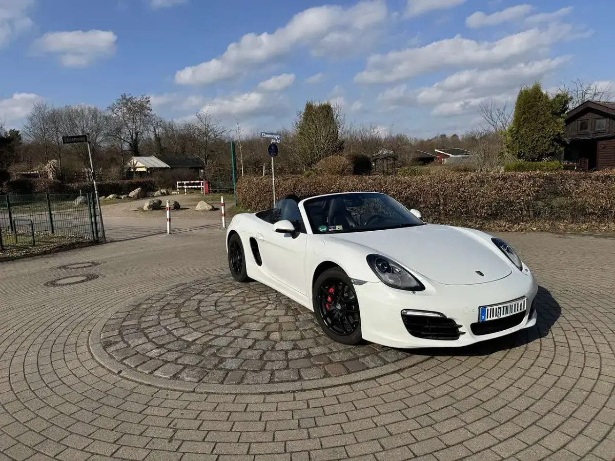 Brugt Porsche Boxster S 315 HK (231 kW) 2015 Hvid Cabriolet