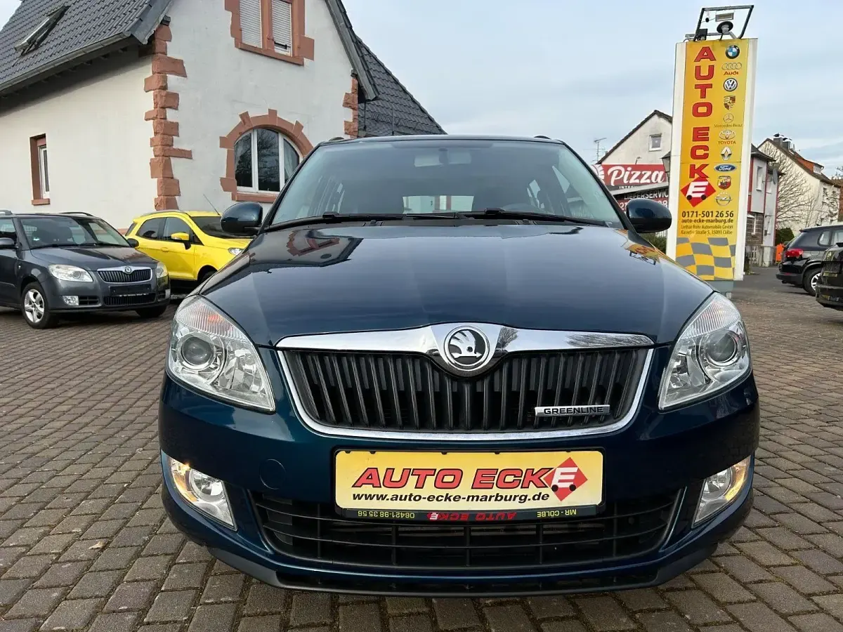Gebraucht Skoda Fabia GreenLine 75 PS (55 kW) 2013 Blau Kombi