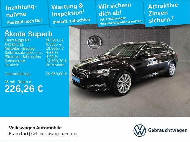 Schwarz Gebraucht 2022 Skoda Superb Style Kombi | 26.540 € (Fairer Preis) - Bild 1/4