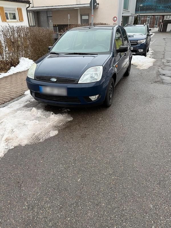 Gebraucht Ford Fiesta 80 PS (58 kW) 2002 Blau Kleinwagen