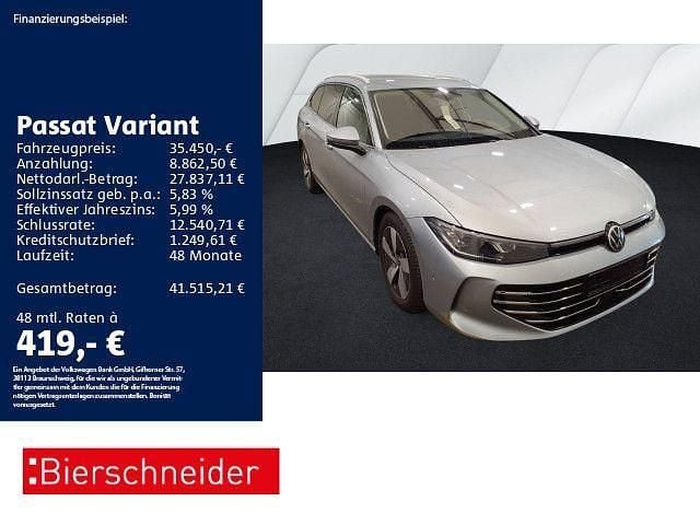 Silber Gebraucht 2025 VW Passat Elegance Kombi | 35.450 € (Superpreis) - Bild 1/3