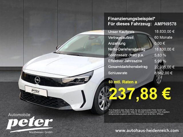 Neu Opel Corsa Edition 101 PS (74 kW) 2025 Weiß Limousine