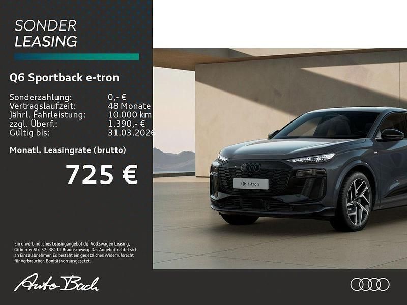 Neu Audi Q6 Sportback e-tron Performance 225 kW (306 PS) 2026 Magnetgrau SUV