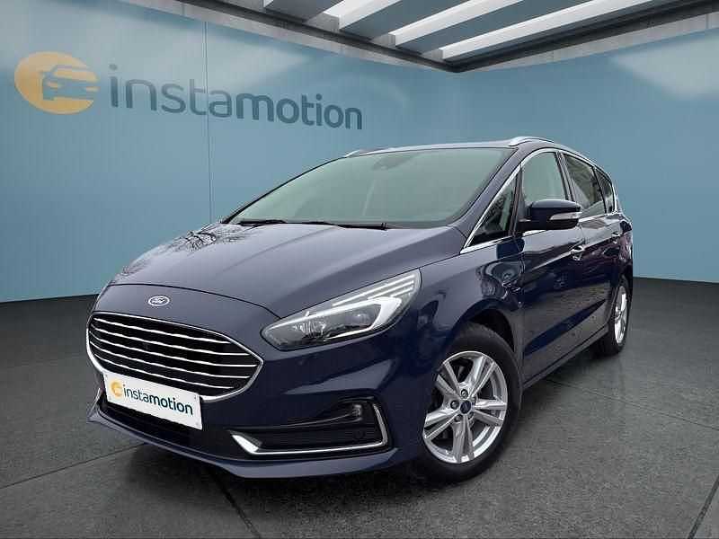 Blau Gebraucht 2022 Ford S-MAX Titanium Van / Kleinbus | 23.599 € (Fairer Preis) - Bild 1/4