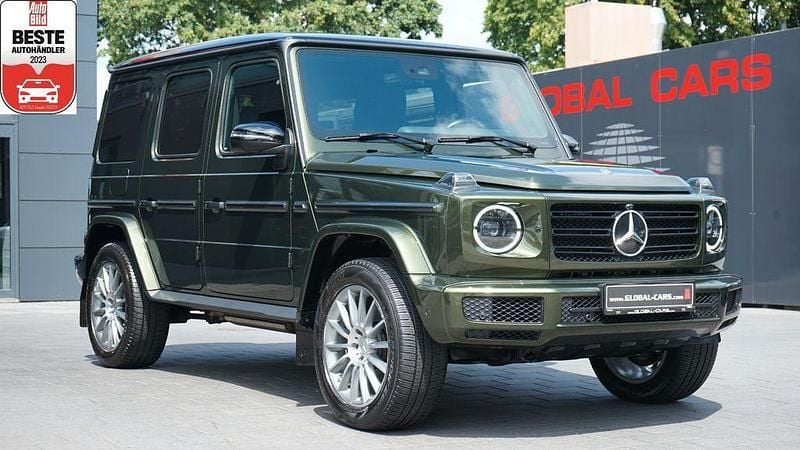 Designo olive metallic Gebraucht 2023 Mercedes G400 AMG SUV | 119.885 € (Superpreis) - Bild 1/4