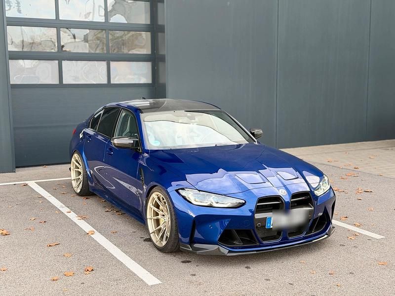Blau Gebraucht 2022 BMW M3 Competition Edition Limousine | 81.999 € (Teuer) - Bild 1/4