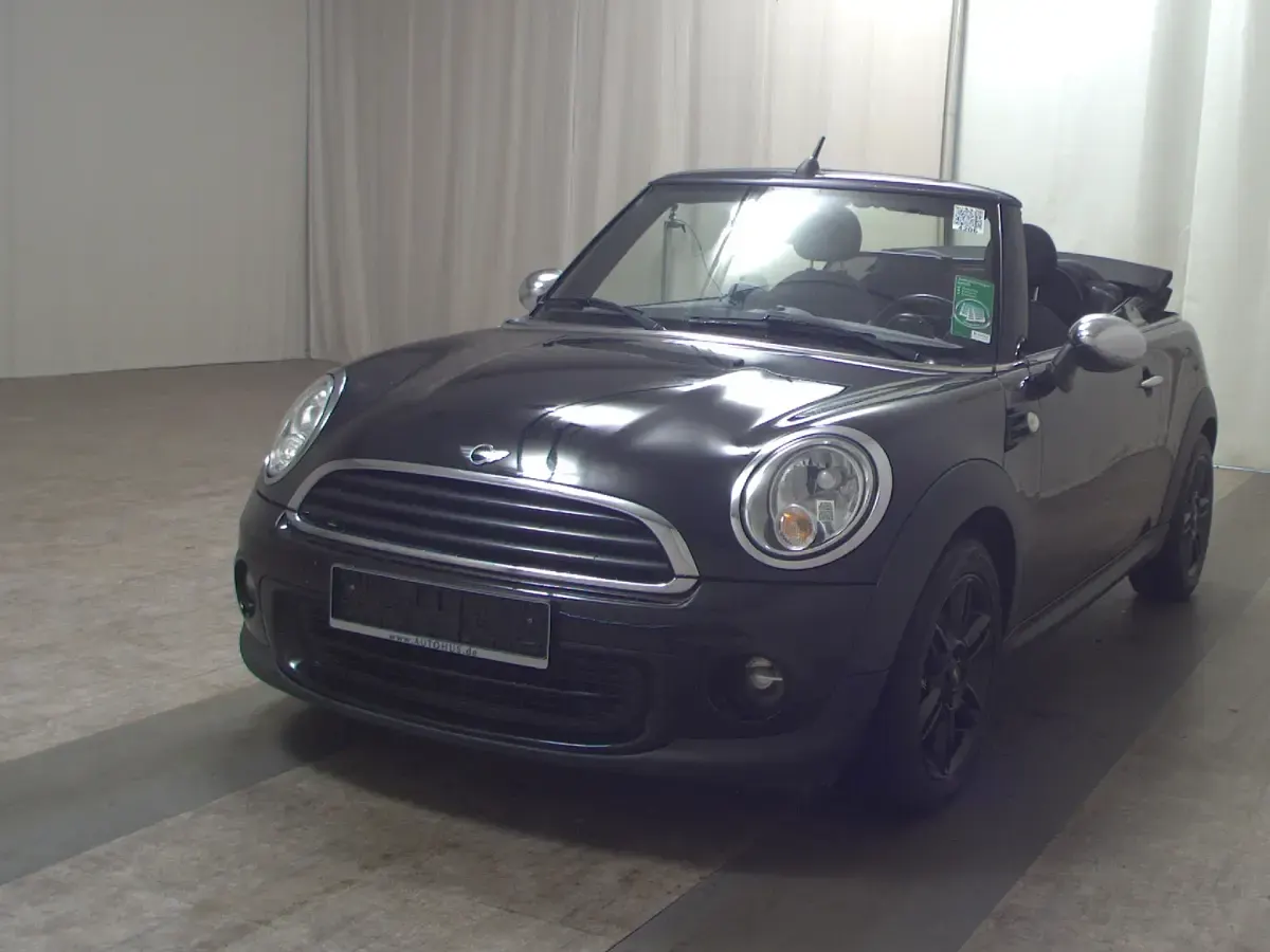 Gebraucht Mini One Cabriolet 98 PS (72 kW) 2013 Midnight black metallic Cabrio