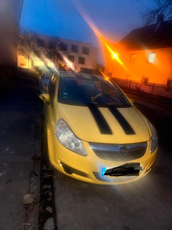 Gebraucht Opel Corsa 80 PS (58 kW) 2008 Gelb Kleinwagen