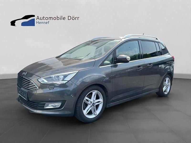 Grau Gebraucht 2018 Ford Grand C-Max Titanium Van / Kleinbus | 13.500 € (Fairer Preis) - Bild 1/4