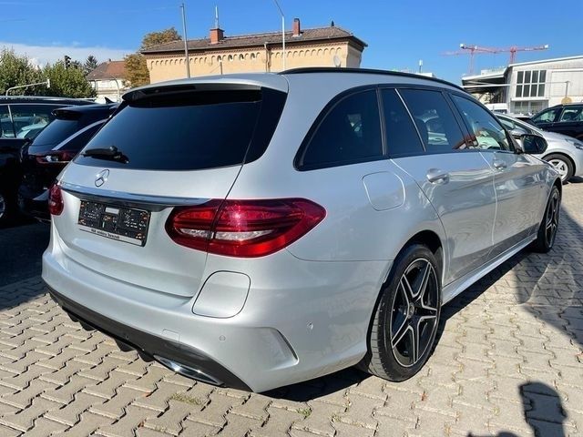 Gebraucht Mercedes C300e AMG line 194 PS (142 kW) 2019 Iridiumsilber Kombi