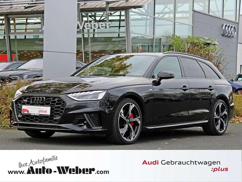 Schwarz Gebraucht 2024 Audi A4 S-Line Kombi | 46.890 € - Bild 1/4