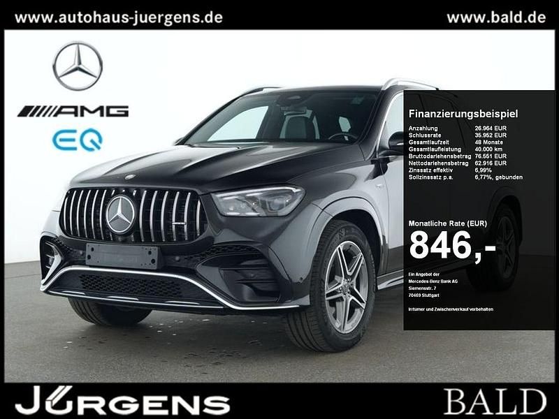 Schwarz obsidianschwarz metall Gebraucht 2024 Mercedes GLE53 AMG AMG SUV | 89.880 € (Superpreis) - Bild 1/4