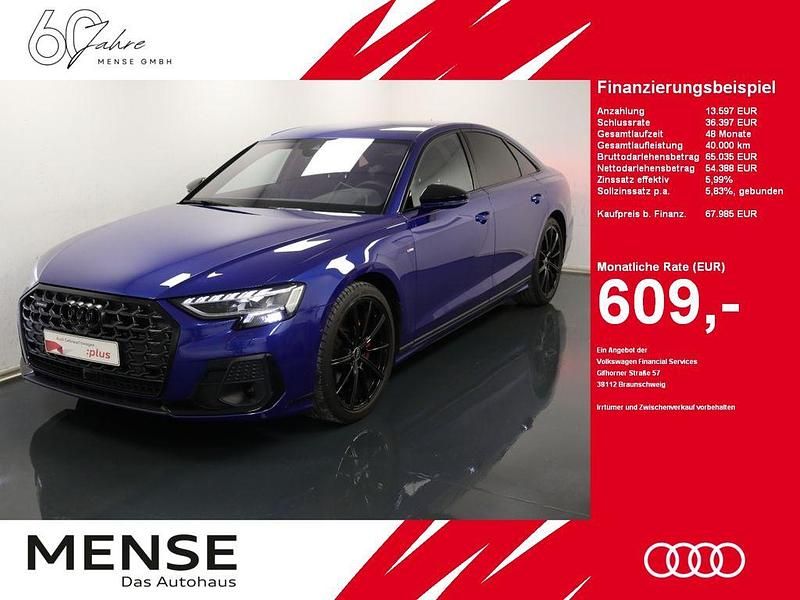 Ultrablau Gebraucht 2023 Audi A8 Ambiente Limousine | 67.985 € (Guter Preis) - Bild 1/4