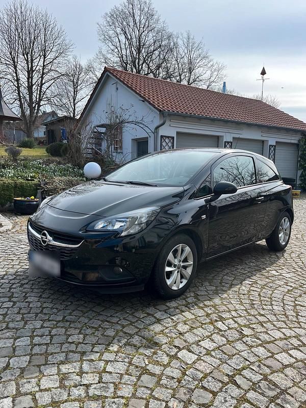 Gebraucht Opel Corsa 90 PS (66 kW) 2018 Schwarz Kleinwagen