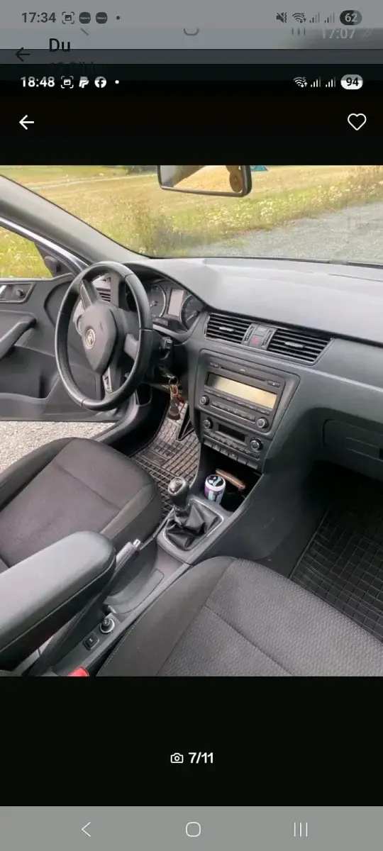 Gebraucht Skoda Rapid 108 PS (79 kW) 2013 Grau Kleinwagen