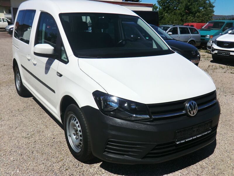 Gebraucht VW Caddy Trendline 75 PS (55 kW) 2017 Weiß Van / Kleinbus