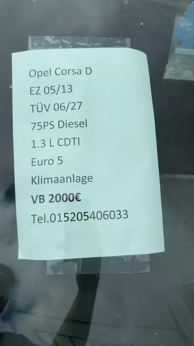 Gebraucht Opel Corsa 75 PS (55 kW) 2013 Kleinwagen