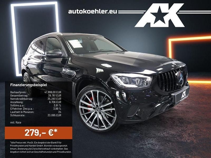 Schwarz Gebraucht 2020 Mercedes GLC400d Edition SUV | 41.999 € - Bild 1/4