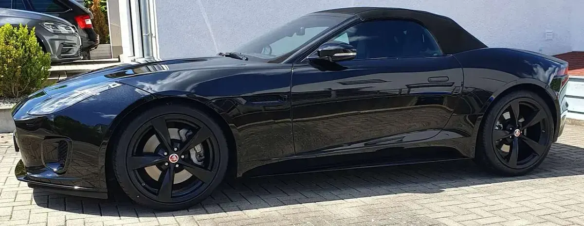 Gebraucht Jaguar F-Type R-Dynamic 340 PS (250 kW) 2018 Schwarz Cabrio
