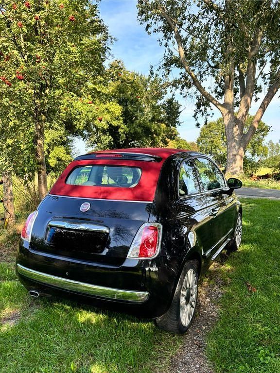 Schwarz Gebraucht 2014 Fiat 500C Lounge Cabrio | 6.900 € (Fairer Preis) - Bild 1/4